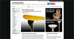 Desktop Screenshot of antiquitiesweb.com